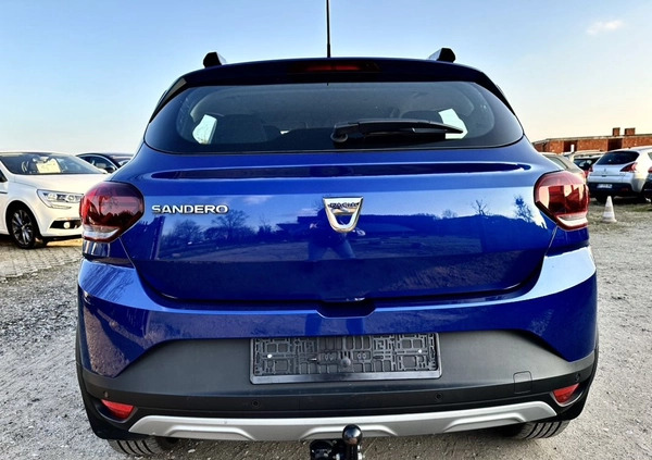 Dacia Sandero Stepway cena 54900 przebieg: 7915, rok produkcji 2021 z Żory małe 497